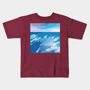 Ocean waves Kids T-Shirt